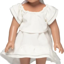 I'm A Wow - Kleid Mit Schmetterlingen, Weiß Für 35 Cm Wow-Puppe -Günstiges Moden Zauber Geschäft im a girly im a wow kleid mit schmetterlingen weiss fur 35 cm wow puppe 2