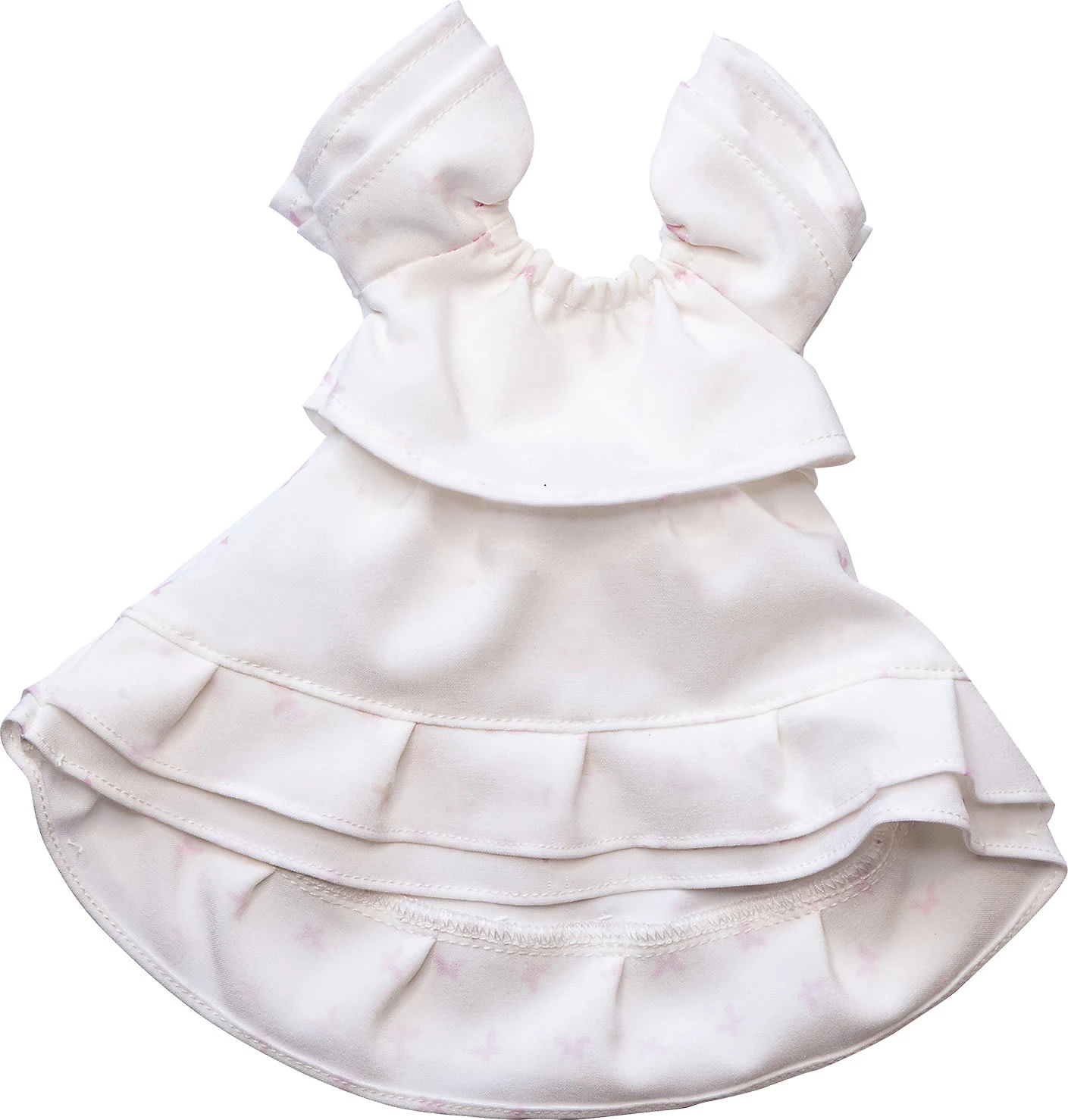 I'm A Wow - Kleid Mit Schmetterlingen, Weiß Für 35 Cm Wow-Puppe