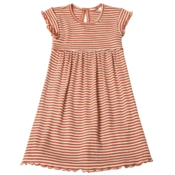 Joha Kleid Wolle/Seide In Red Stripe