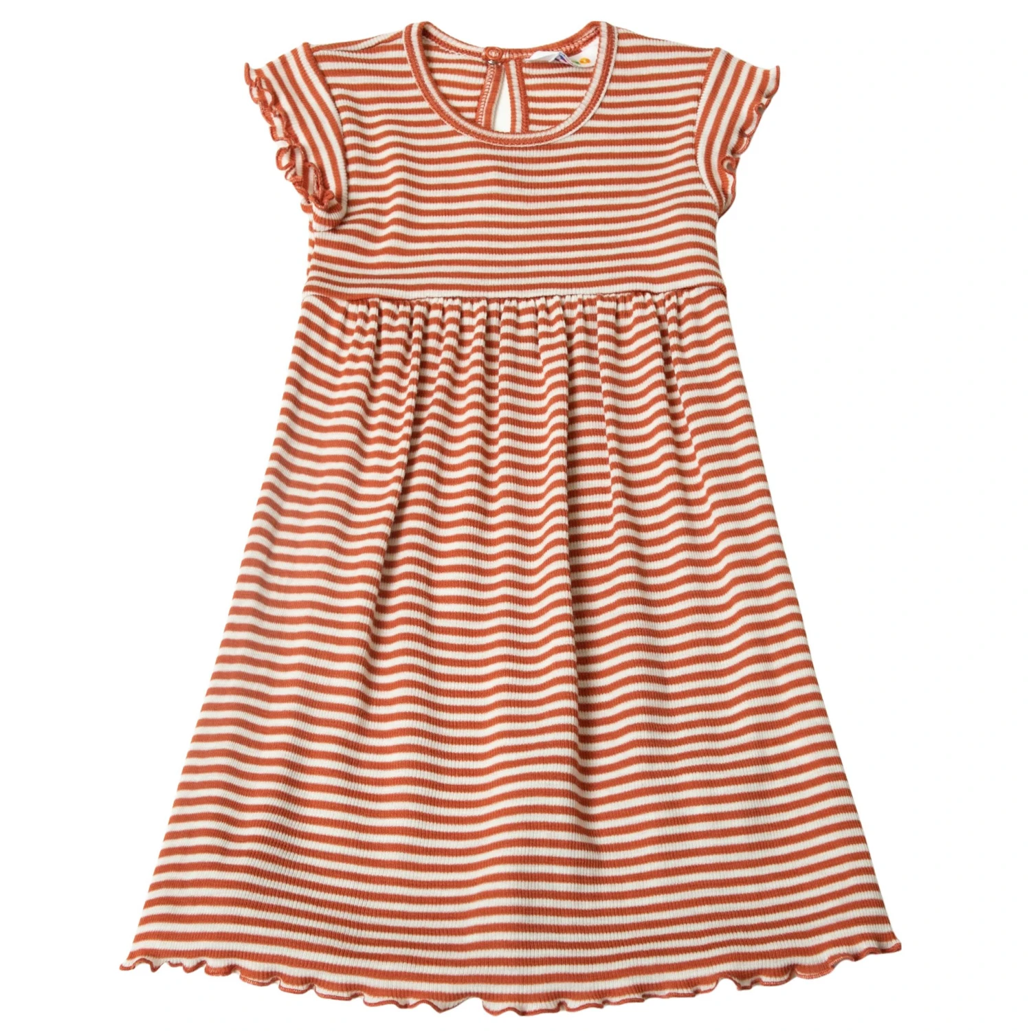 Joha Kleid Wolle/Seide In Red Stripe 3 Joha Kleid Wolle/Seide In Red Stripe