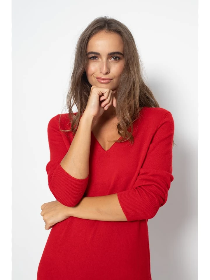 Kaschmir-Kleid "Tracy" In Rot 6 Kaschmir-Kleid "Tracy" In Rot – Bild 4