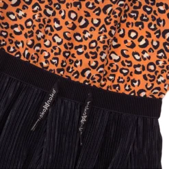 Kleid In Dunkelblau/ Orange -Günstiges Moden Zauber Geschäft koko noko kleid in dunkelblau orange 2