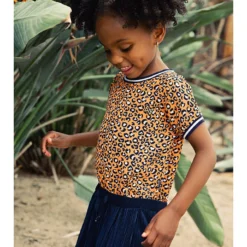 Kleid In Dunkelblau/ Orange -Günstiges Moden Zauber Geschäft koko noko kleid in dunkelblau orange 3