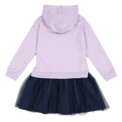 Kleid In Flieder/ Dunkelblau -Günstiges Moden Zauber Geschäft lamino kleid in flieder dunkelblau 1