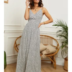 Kleid In Weiß/ Schwarz