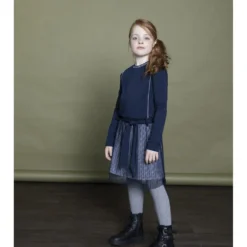 Kleid "Suus" In Dunkelblau -Günstiges Moden Zauber Geschäft le chic kleid suus in dunkelblau 2