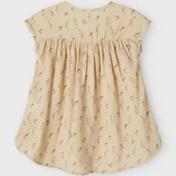 Lil Atelier Kleid "Hella" In Beige -Günstiges Moden Zauber Geschäft lil atelier kleid hella in beige 1