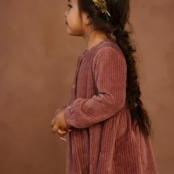 Lil Atelier Kleid "Rina" In Altrosa -Günstiges Moden Zauber Geschäft lil atelier kleid rina in altrosa 3