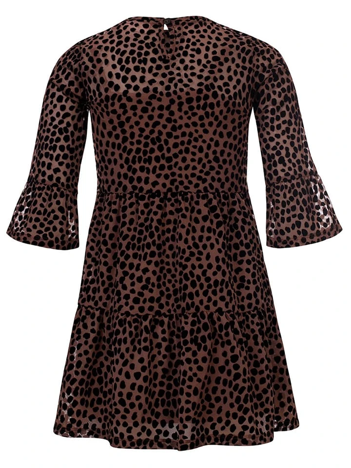 Kleid In Dunkelbraun 4 Kleid In Dunkelbraun – Bild 2