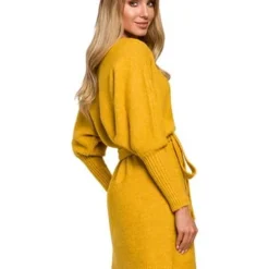 Kleid In Ocker -Günstiges Moden Zauber Geschäft made of emotion kleid in ocker 1