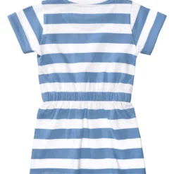 Kleid In Blau/ Weiß 5 Kleid In Blau/ Weiß -Günstiges Moden Zauber Geschäft marc opolo junior kleid in blau weiss 1