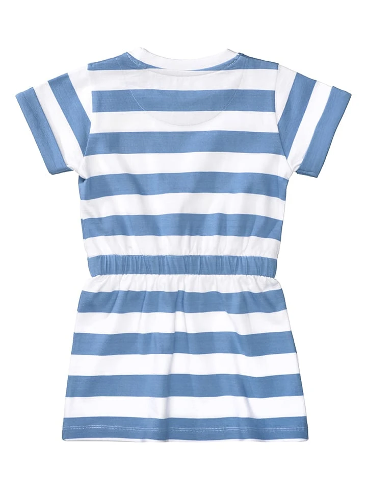 Kleid In Blau/ Weiß 4 Kleid In Blau/ Weiß – Bild 2