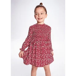 Mayoral A-Shape Kleid In Rot -Günstiges Moden Zauber Geschäft mayoral a shape kleid in rot 3