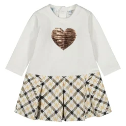 Kleid In Creme -Günstiges Moden Zauber Geschäft melby kleid in creme 1