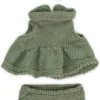 Miniland Kleiderset Strick, 21 Cm, Kleid & Haarreif -Günstiges Moden Zauber Geschäft miniland kleiderset strick 21 cm kleid and haarreif