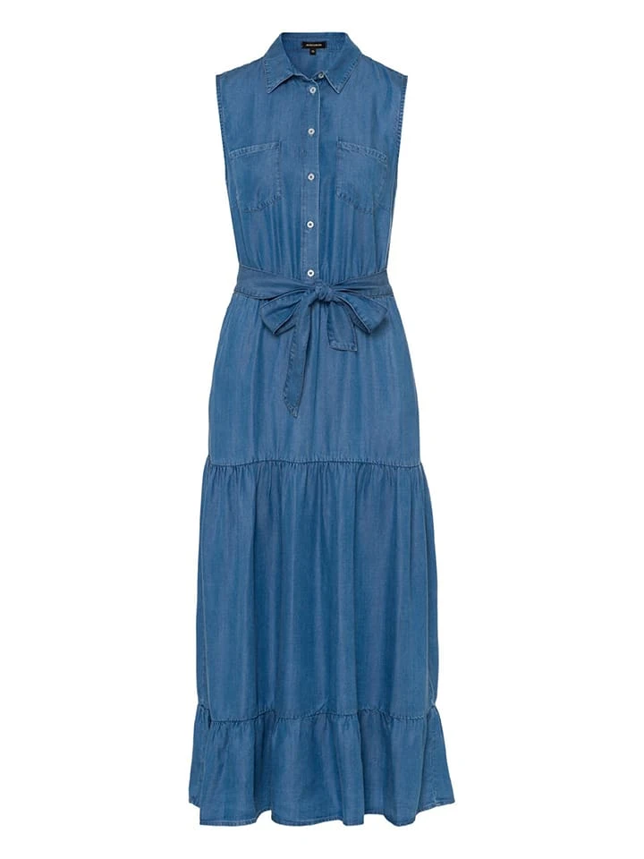 MORE&MORE Kleid In Blau 3 MORE&MORE Kleid In Blau