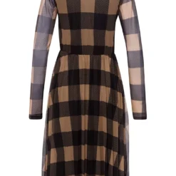 MORE&MORE Kleid In Schwarz/ Hellbraun -Günstiges Moden Zauber Geschäft more and more kleid in schwarz hellbraun 1