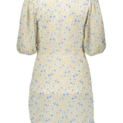 NA-KD Kleid In Creme/ Gelb/ Hellblau -Günstiges Moden Zauber Geschäft na kd kleid in creme gelb hellblau 1