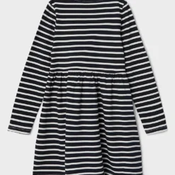 NAME IT Kleid "Fem" In Dunkelblau/ Weiß -Günstiges Moden Zauber Geschäft name it kleid fem in dunkelblau weiss 2