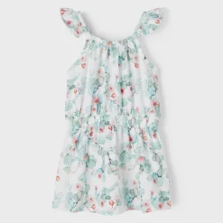 NAME IT Kleid - Knielang Weiss -Günstiges Moden Zauber Geschäft name it kleid knielang weiss 1