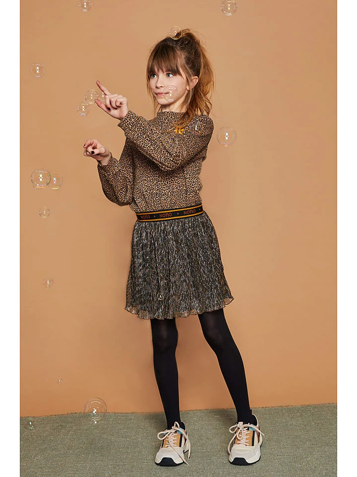 Kleid In Beige/ Schwarz 5 Kleid In Beige/ Schwarz – Bild 3