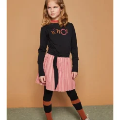 Kleid In Schwarz/ Rosa -Günstiges Moden Zauber Geschäft nono kleid in schwarz rosa 2