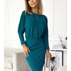 Kleid In Türkis -Günstiges Moden Zauber Geschäft numoco kleid in turkis 1