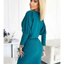 Kleid In Türkis -Günstiges Moden Zauber Geschäft numoco kleid in turkis 2