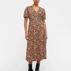 Object Kleid "Elin" In Orange/ Schwarz 10 Object Kleid "Elin" In Orange/ Schwarz -Günstiges Moden Zauber Geschäft object kleid elin in orange schwarz 2