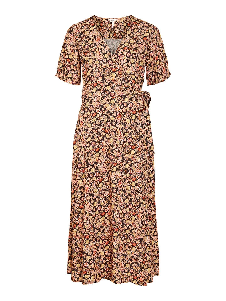 Object Kleid "Elin" In Orange/ Schwarz 3 Object Kleid "Elin" In Orange/ Schwarz