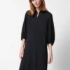 OPUS Kleid "Qedrik" In Schwarz -Günstiges Moden Zauber Geschäft opus kleid qedrik in schwarz