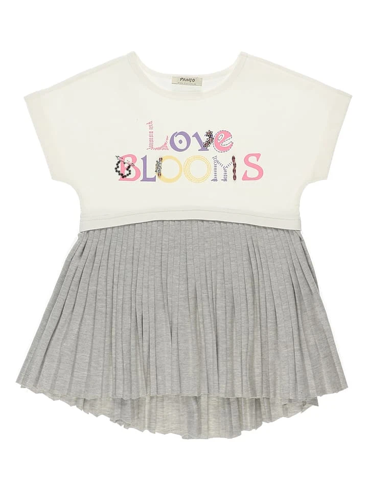 Kleid In Creme/ Grau 3 Kleid In Creme/ Grau