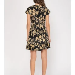 Kleid In Schwarz/ Beige -Günstiges Moden Zauber Geschäft peace and love kleid in schwarz beige 2