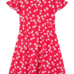 Pepe Jeans Kleid "Lima" In Rot -Günstiges Moden Zauber Geschäft pepe jeans kleid lima in rot 1