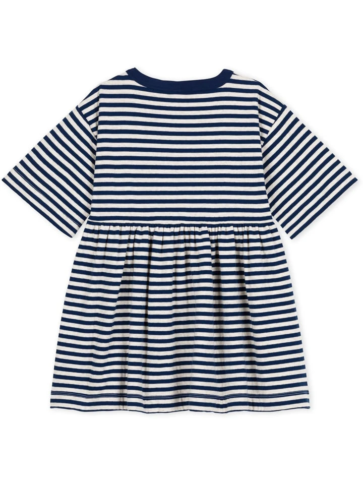 PETIT BATEAU Kleid In Weiß/ Dunkelblau 4 PETIT BATEAU Kleid In Weiß/ Dunkelblau – Bild 2