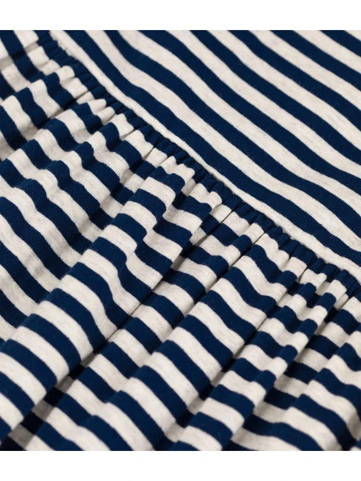 PETIT BATEAU Kleid In Weiß/ Dunkelblau 5 PETIT BATEAU Kleid In Weiß/ Dunkelblau – Bild 3