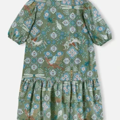 Reima Kleid "Angervo" In Khaki -Günstiges Moden Zauber Geschäft reima kleid angervo in khaki 1