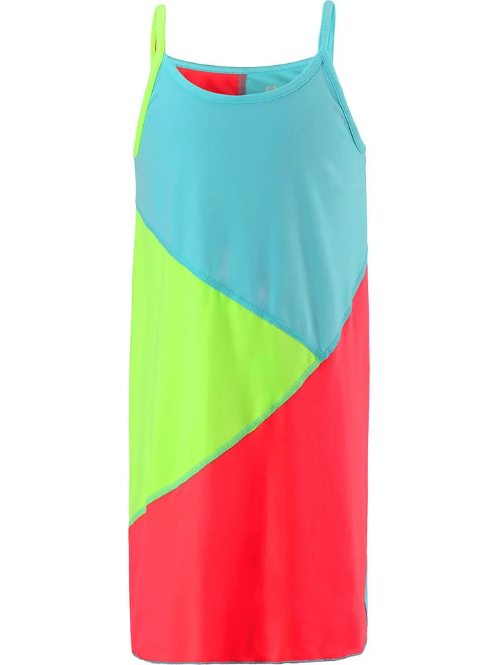 Reima Kleid "Badestrand" In Rot/ Hellblau/ Grün 3 Reima Kleid "Badestrand" In Rot/ Hellblau/ Grün