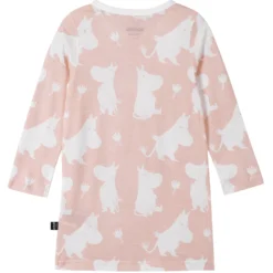 Reima Kleid " Moomin Sovstund " In Light Pink -Günstiges Moden Zauber Geschäft reima kleid moomin sovstund in light pink 1