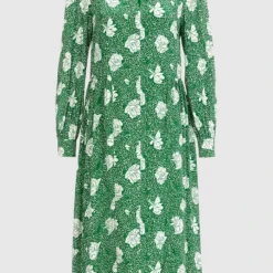 Rich&royal Kleid In Grün/ Weiß