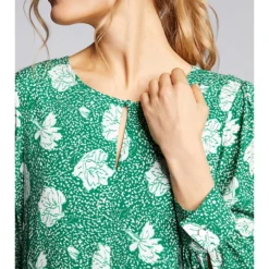 Rich&royal Kleid In Grün/ Weiß -Günstiges Moden Zauber Geschäft rich and royal kleid in grun weiss 3