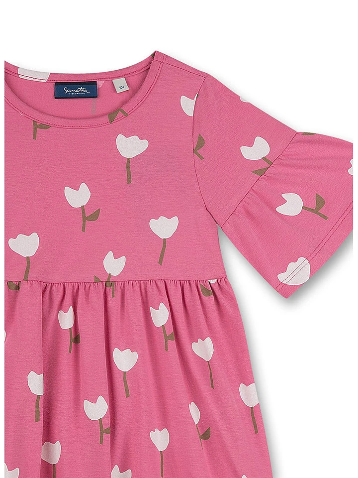 Kleid "Flower" In Pink 5 Kleid "Flower" In Pink – Bild 3