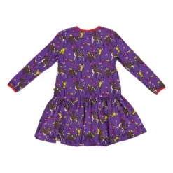 Kleid "Hare & Birds" In Lila -Günstiges Moden Zauber Geschäft smafolk kleid hare and birds in lila 1