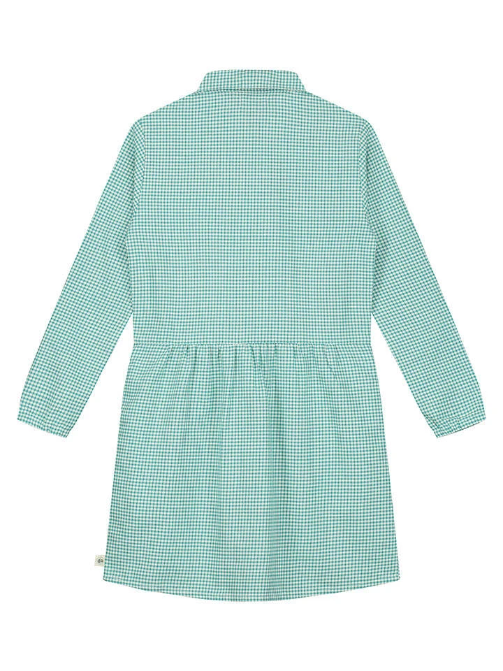 Kleid In Türkis/ Weiß/ Bunt 4 Kleid In Türkis/ Weiß/ Bunt – Bild 2