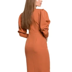 Kleid In Hellbraun -Günstiges Moden Zauber Geschäft stylove kleid in hellbraun 1