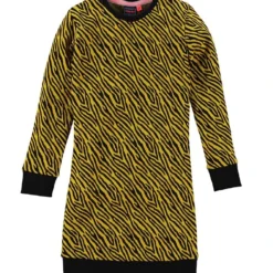 Kleid In Gelb/ Schwarz