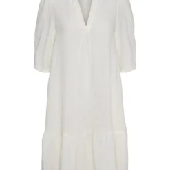 Vero Moda Kleid "Natali" In Weiß -Günstiges Moden Zauber Geschäft vero moda kleid natali in weiss 4