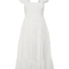 Vero Moda Kleid "Toni" In Weiß -Günstiges Moden Zauber Geschäft vero moda kleid toni in weiss