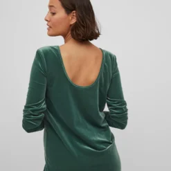 Vila Midi-Kleid Pineneedle -Günstiges Moden Zauber Geschäft vila midi kleid pineneedle 1