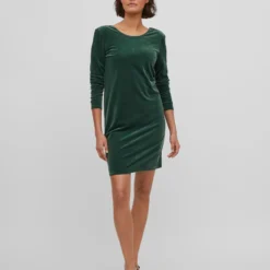 Vila Midi-Kleid Pineneedle -Günstiges Moden Zauber Geschäft vila midi kleid pineneedle 2